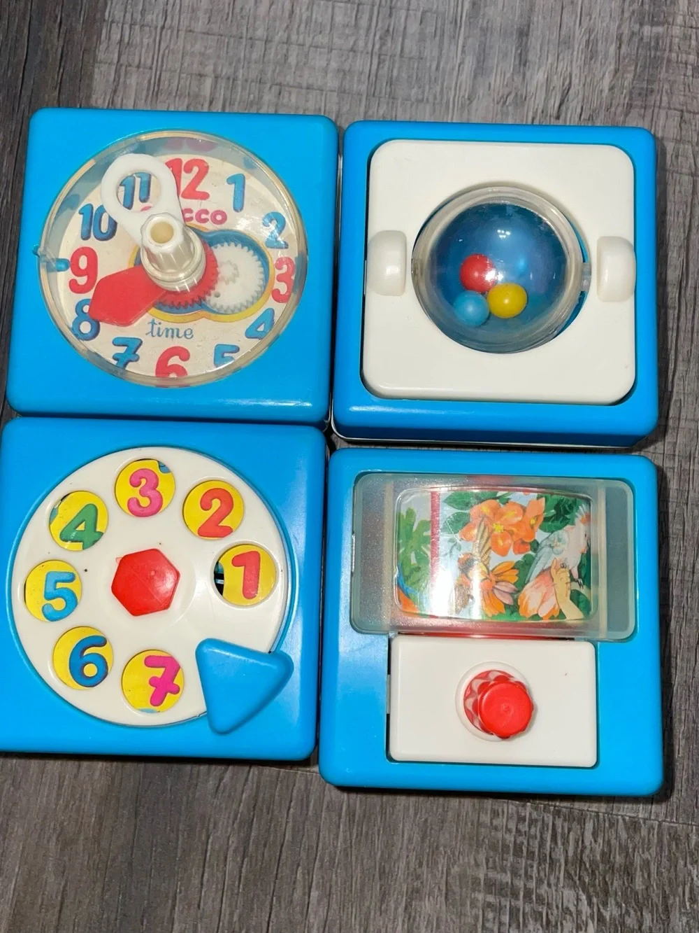Chicco’s 8 Block Activity House Activity House Vintage 80’s Toddler Play